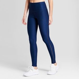 High waisted lattice leggings